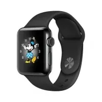 Apple Watch Series 2 38mm Space Black Stainless Steel Case with Black Sport Band (MP492)