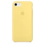 Apple iPhone 7/8 Silicone Case Yellow Lux Copy