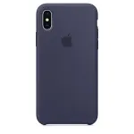 Apple iPhone XS Silicone Case Midnight Blue Lux Copy