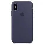 Чехол для Смартфон Apple iPhone X Silicone Case Midnight Blue Lux Copy