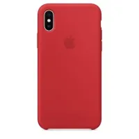 Apple iPhone XS Silicone Case Red Lux Copy