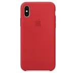 Apple iPhone XS Silicone Case Red Lux Copy