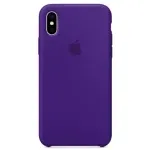 Чехол для Смартфон Apple iPhone X Silicone Case Violet Lux Copy