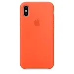 Apple iPhone X Silicone Case Orange Lux Copy