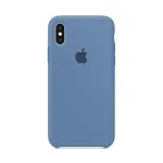 Чохол для Смартфон Apple iPhone X Silicone Case Denim Blue Lux Copy