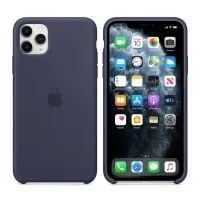 Чохол для Apple iPhone 11 Pro Max Silicone Case Midnight Blue Lux Copy