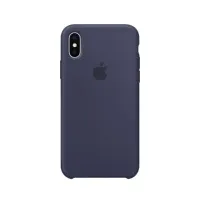 Чохол для Apple iPhone X Silicone Case Midnight Blue Lux Copy
