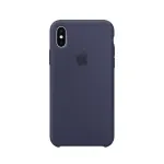 Чохол для Apple iPhone X Silicone Case Midnight Blue Lux Copy