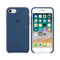 Apple iPhone 7/8 Silicone Case Blue Cobalt Lux Copy