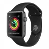 Apple Watch Series 3 GPS 42mm Space Gray with Black Sport Band (MTF32) 1