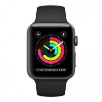 Apple Watch Series 3 GPS 42mm Space Gray with Black Sport Band (MTF32) 2