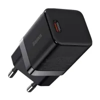 Мережевий зарядний пристрій Baseus GaN3 Fast Charger Type-C 30W Black (CCGN010101) 1