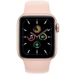 Apple Watch SE GPS 40mm Gold Aluminum Case w. Pink Sand Sport B. (MYDN2) 2