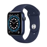 Apple Watch Series 6 GPS 44mm Blue Aluminum Case w. Deep Navy Sport B. (M00J3) 1