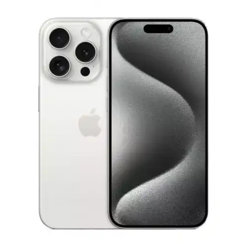 Смартфон Apple iPhone 15 Pro Max 256GB White Titanium e-SIM (MU673) 1