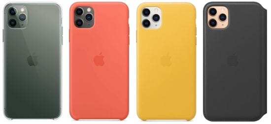 Чехол для Apple iPhone 11 Pro Silicone Case Orange Lux Copy 0