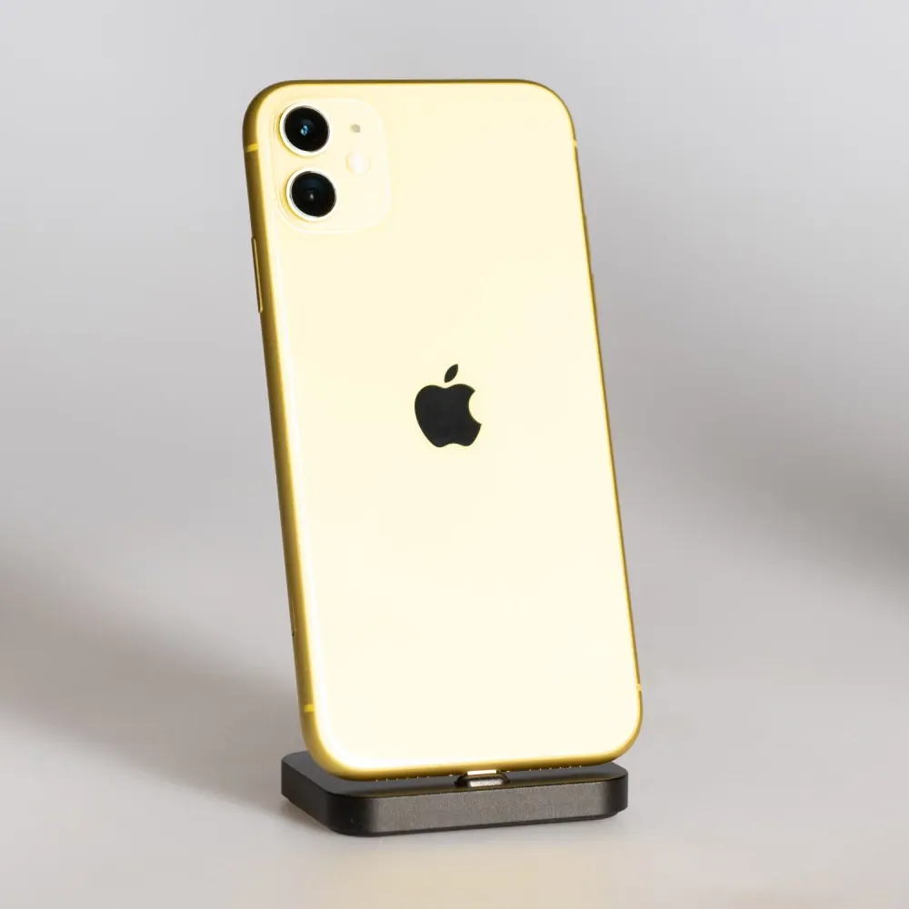 Смартфон Apple iPhone 11 128GB Yellow (MWLH2) Вітринний варіант 1
